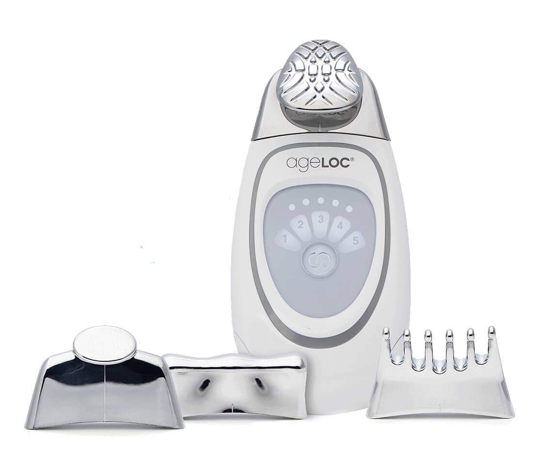 Galvanická žehlička Nuskin s gely a peptidovým sérem